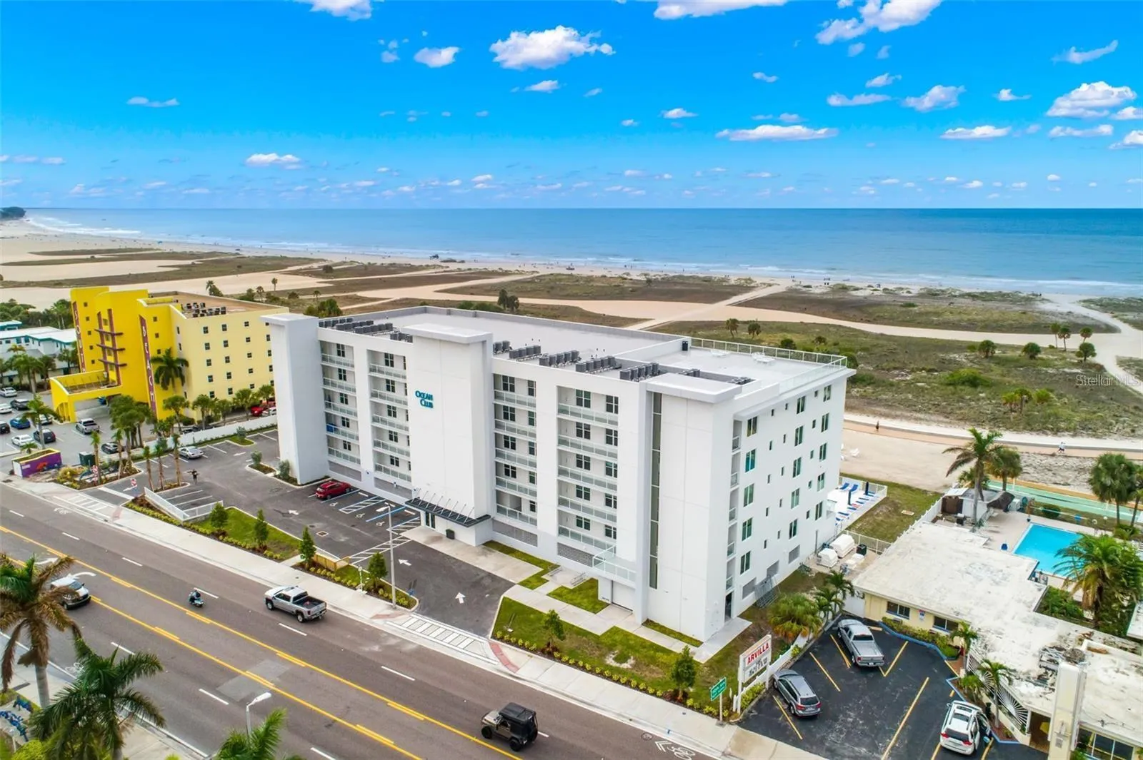 Completed in October 2023, this is one of the best-positioned units in the entire building, offering unobstructed beach and water views from a spacious private balcony that vacationers absolutely love.