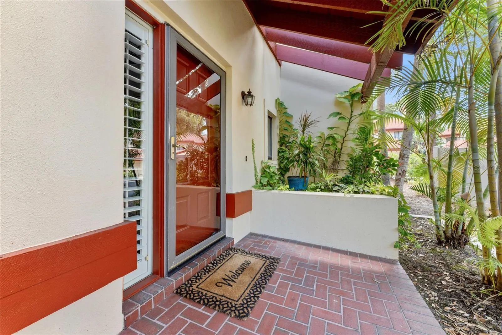 Front door of home