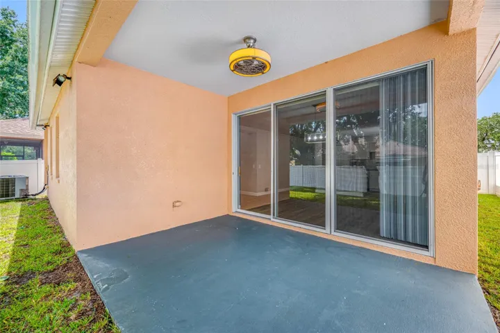 Back covered patio