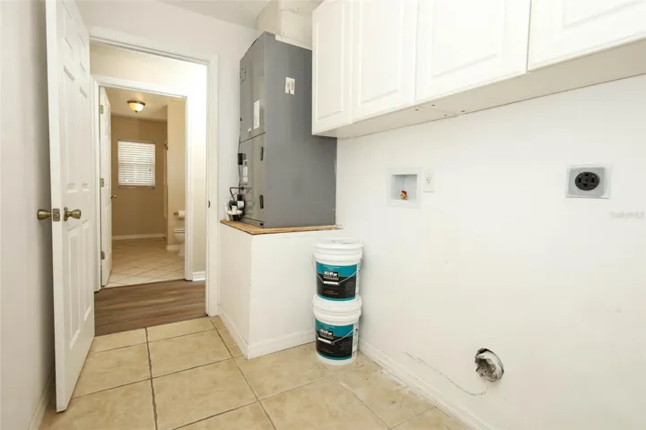 inside utility room