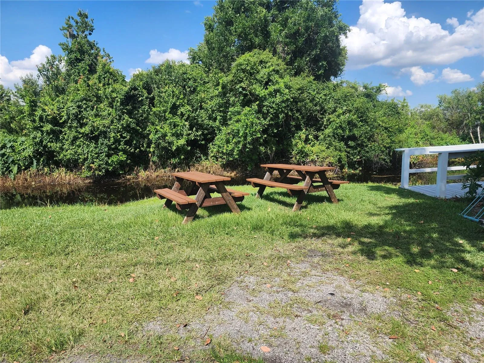 Picnic tables