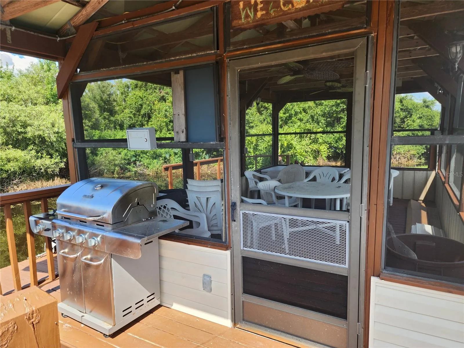 Boat house grill