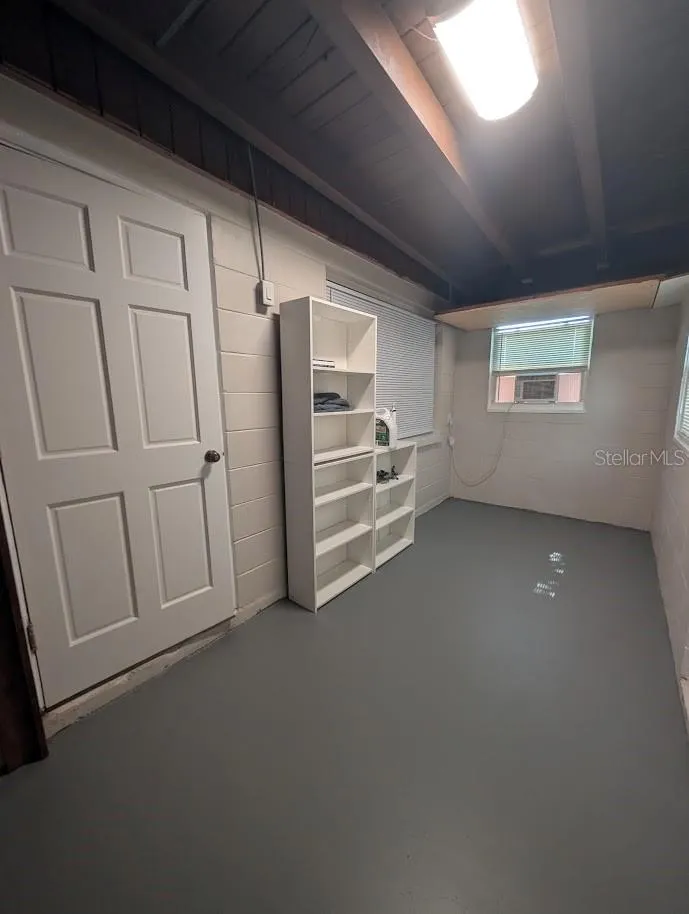Utility - storage room