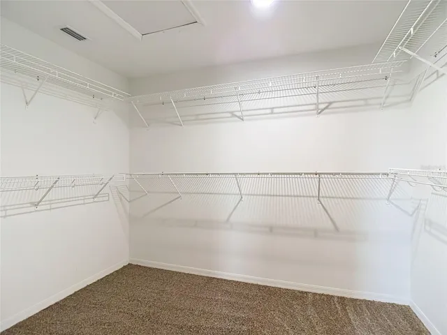 Primary walk-in closet