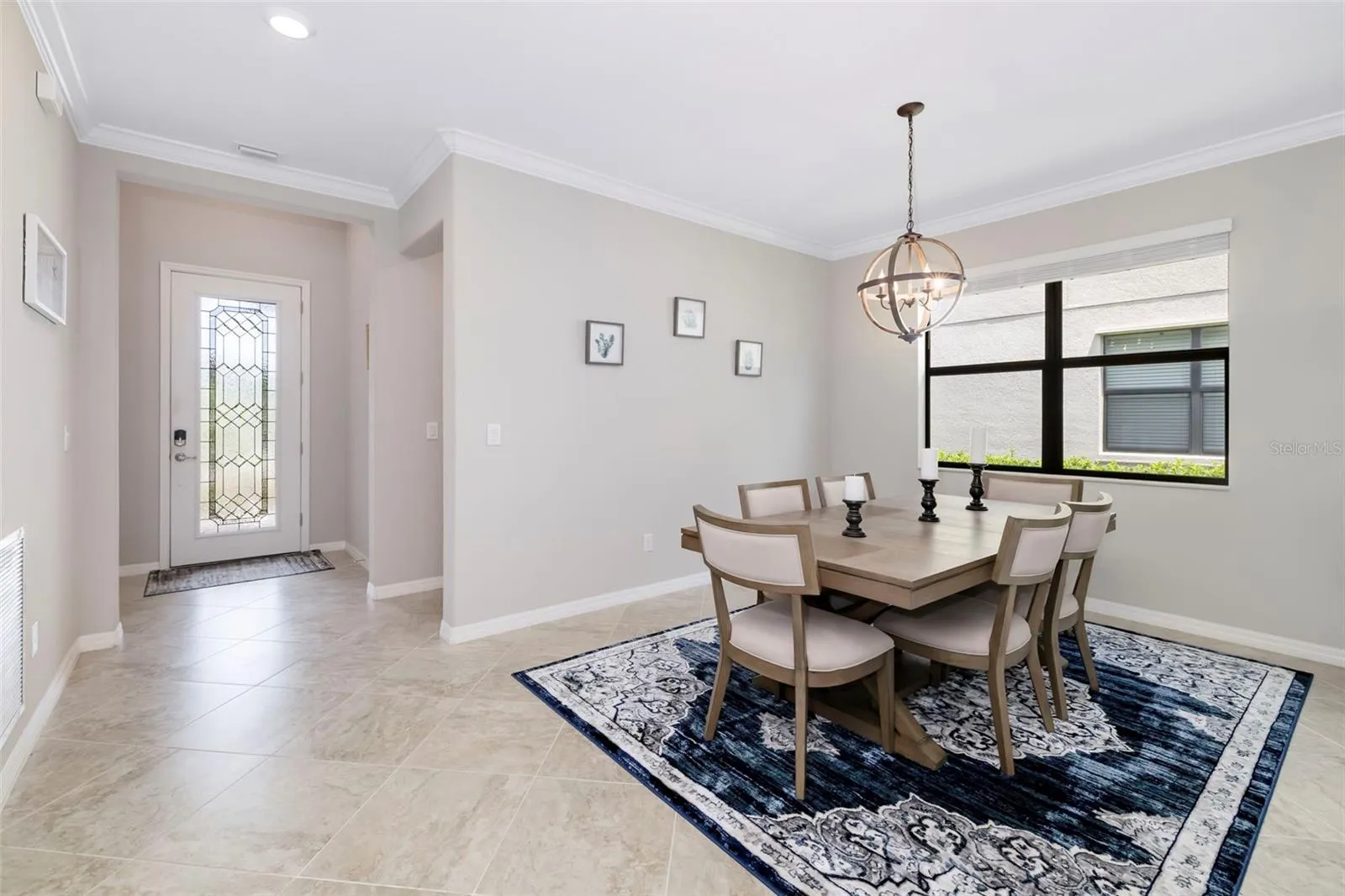 Dining Room directly across from the Kitchen