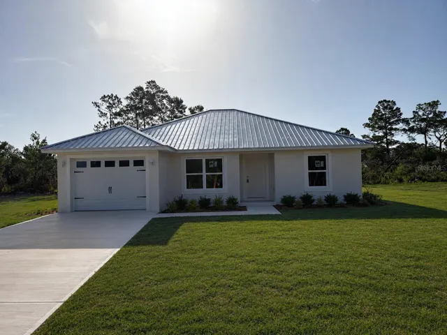Actual home. Grass and Driveway enhanced with AI