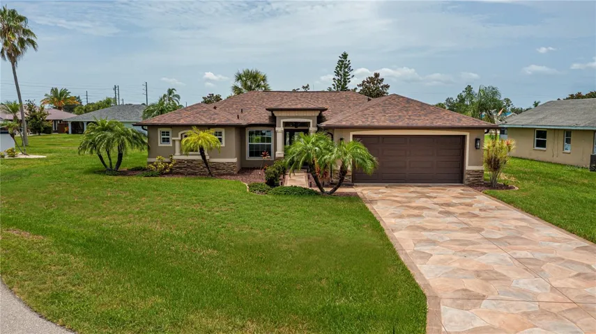Striking Curb Appeal with a Stamped Concrete Driveway