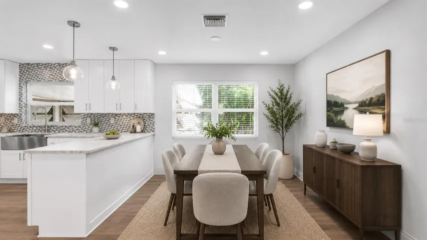 dining staged