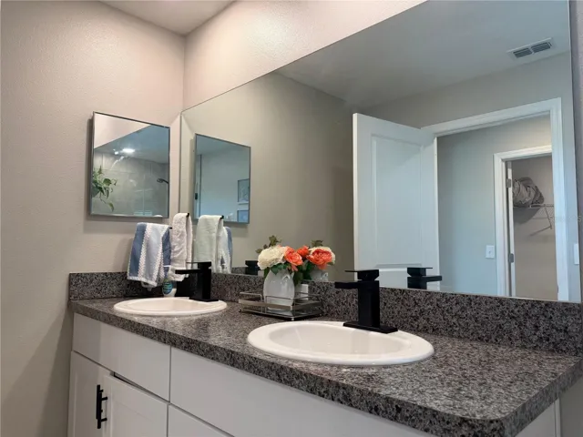 Primary Bedroom with walk in closet and private ensuite.