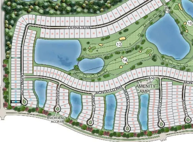 14509 Derna Terrace Site Map