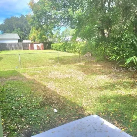 Partially Fenced Backyard