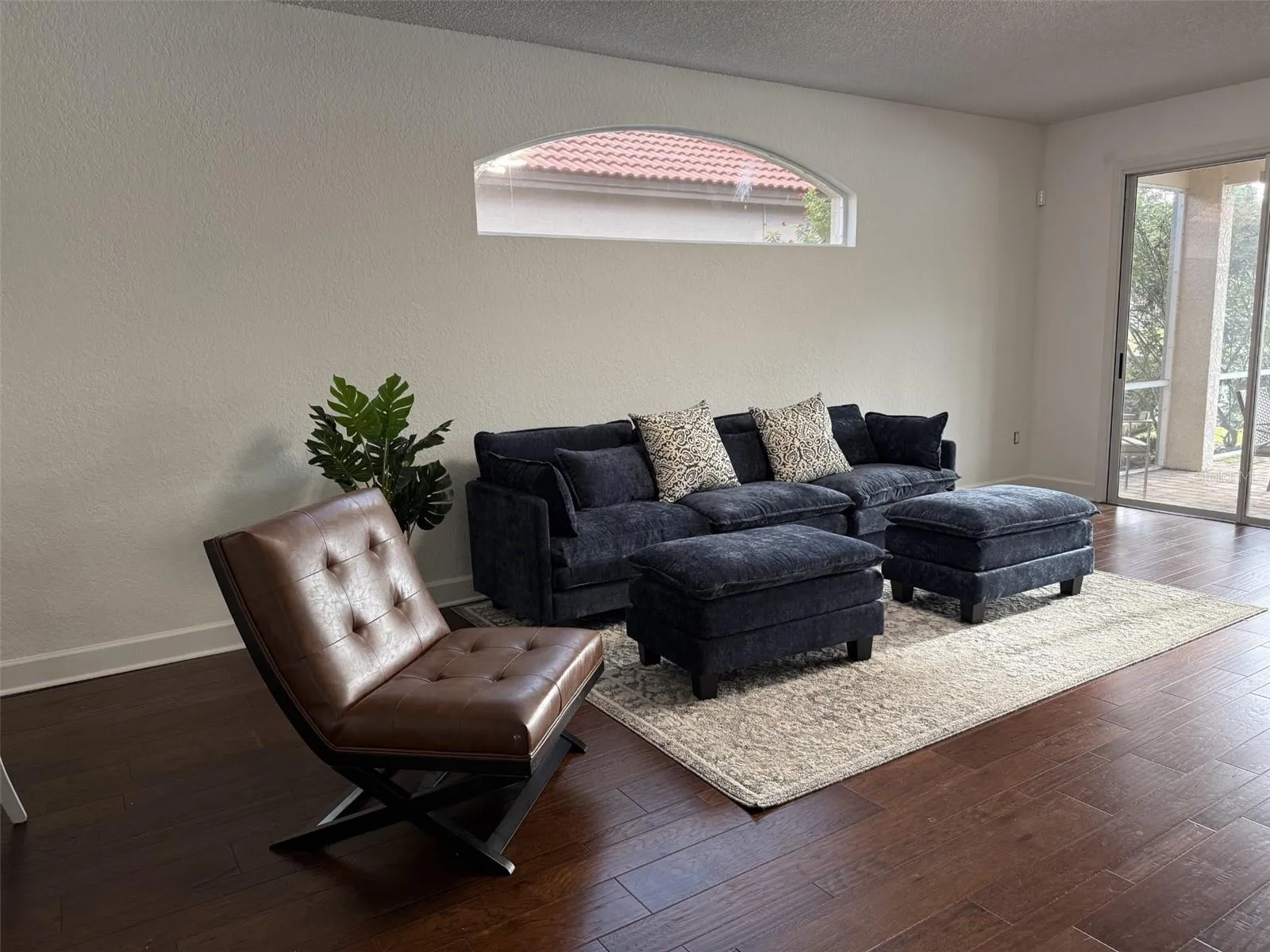 freshly painted living room