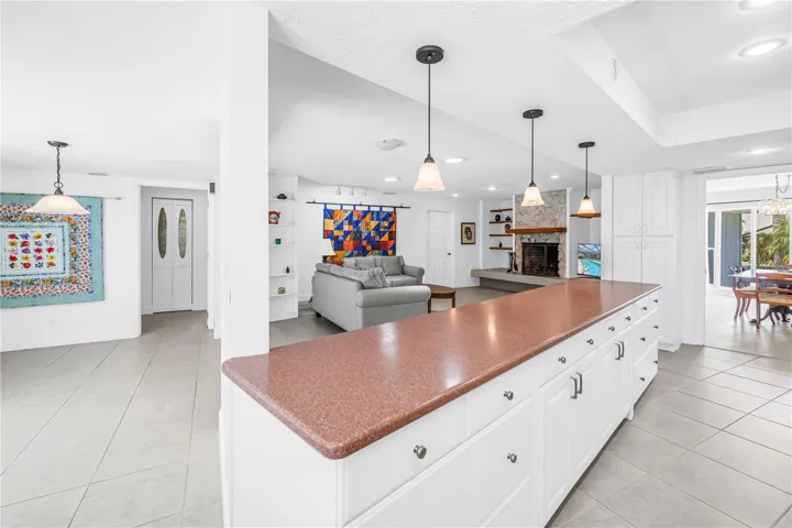 Kitchen / breakfast area / family room all open