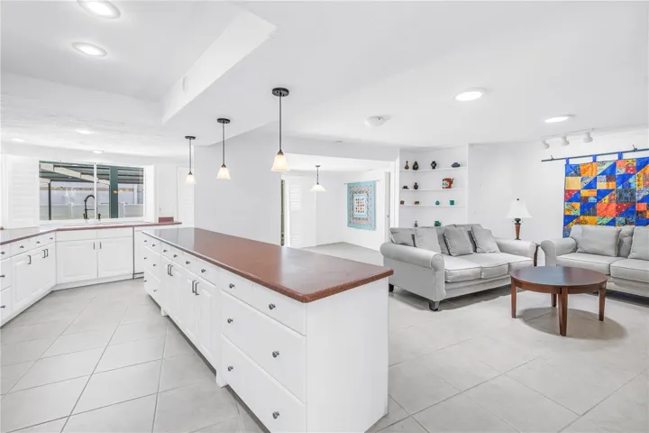 Kitchen & family room