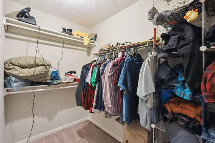 View of bedroom 1 walk in closet