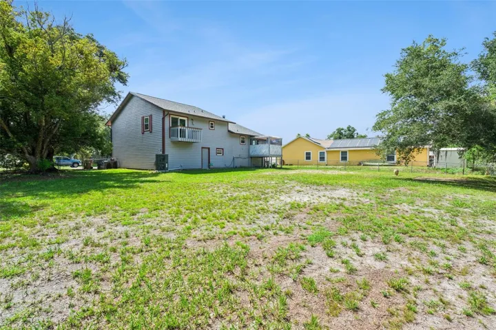 View of backyard facing northwest