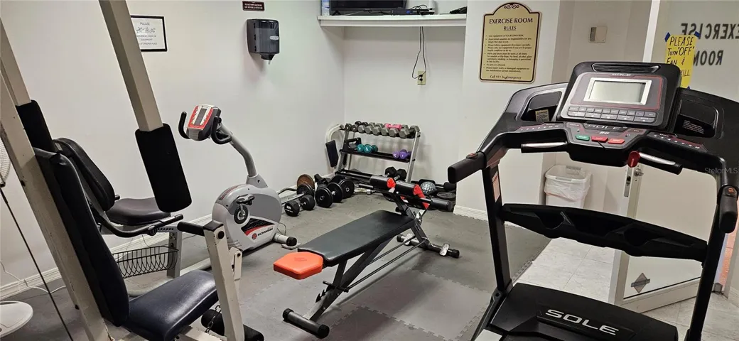 Community exercise room
