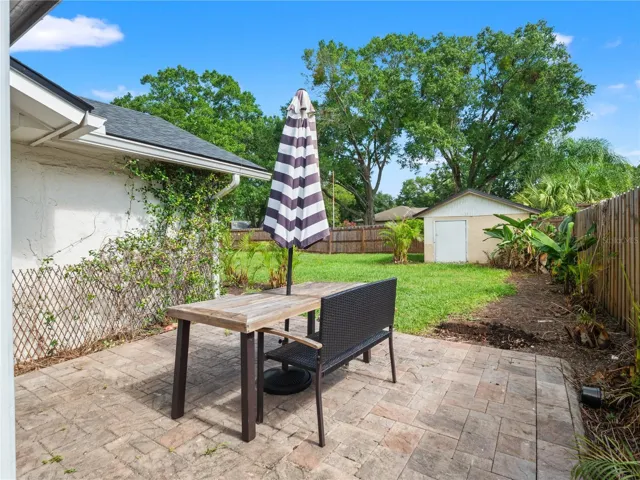 Back patio