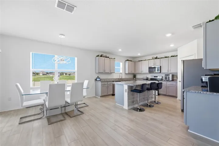 Open floor plan- Kitchen & Dining