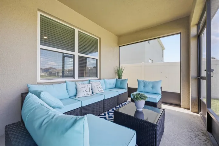 Screen enclosed patio