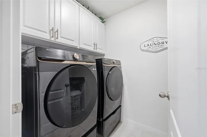 Second floor laundry room