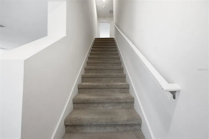 Stairs to second floor