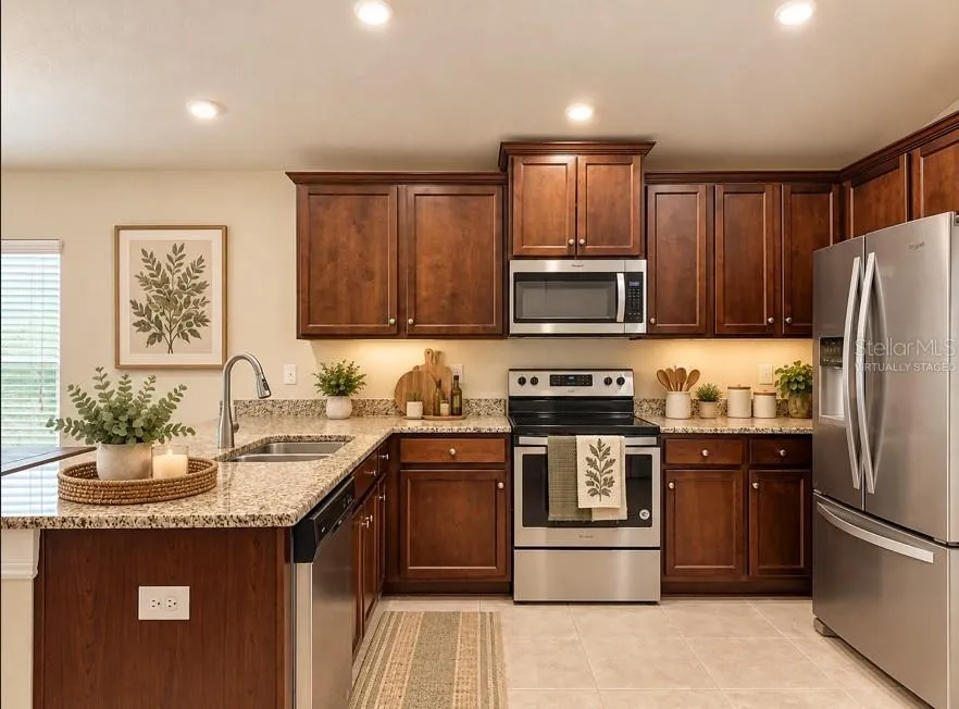 Virtually Staged Kitchen