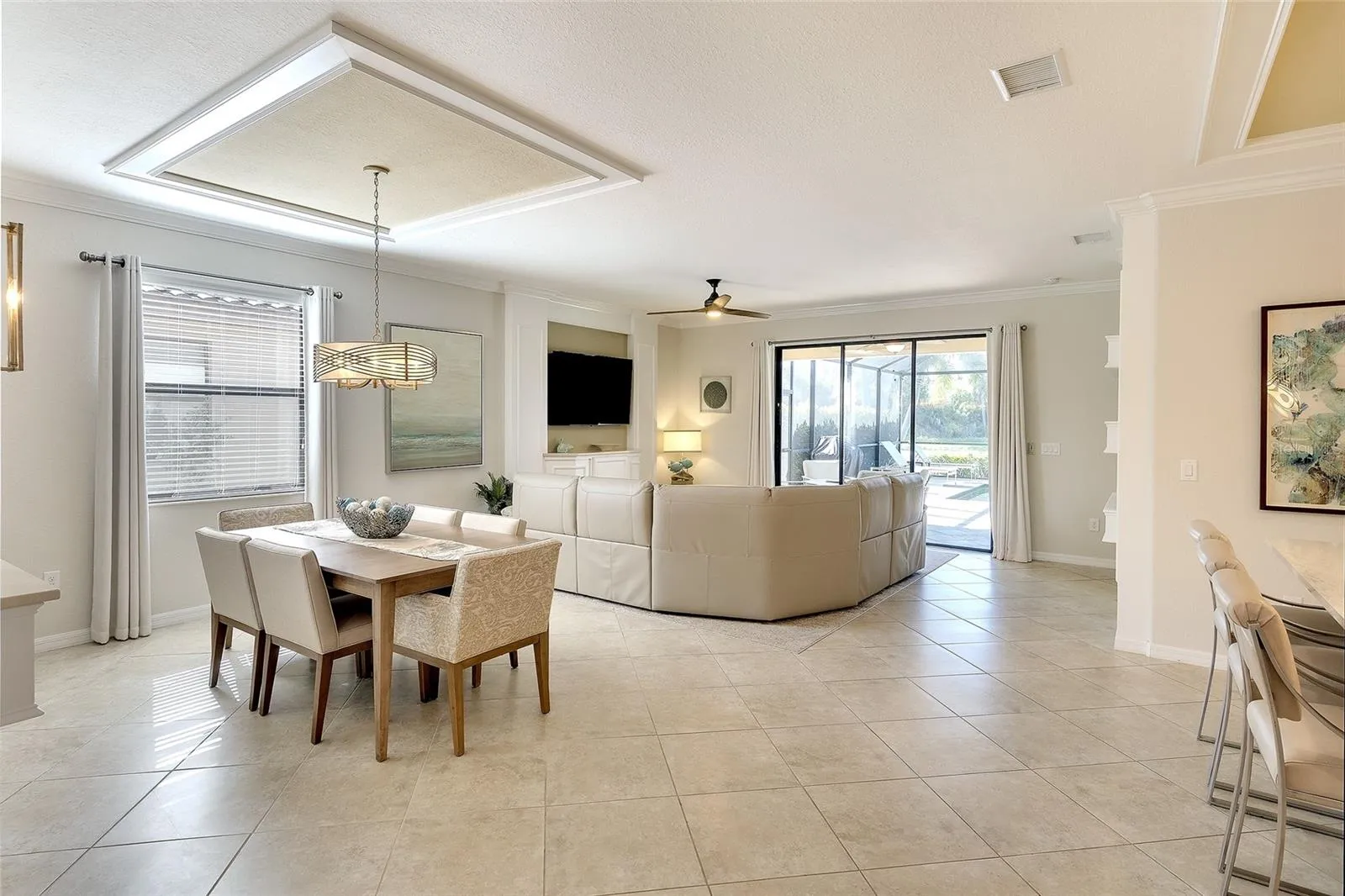 Spacious Living & Dining Areas