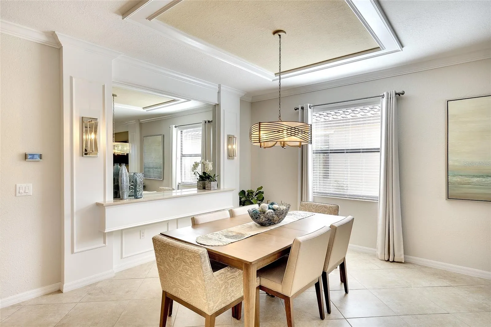 Dining Area with Thoughtful Upgraded Design