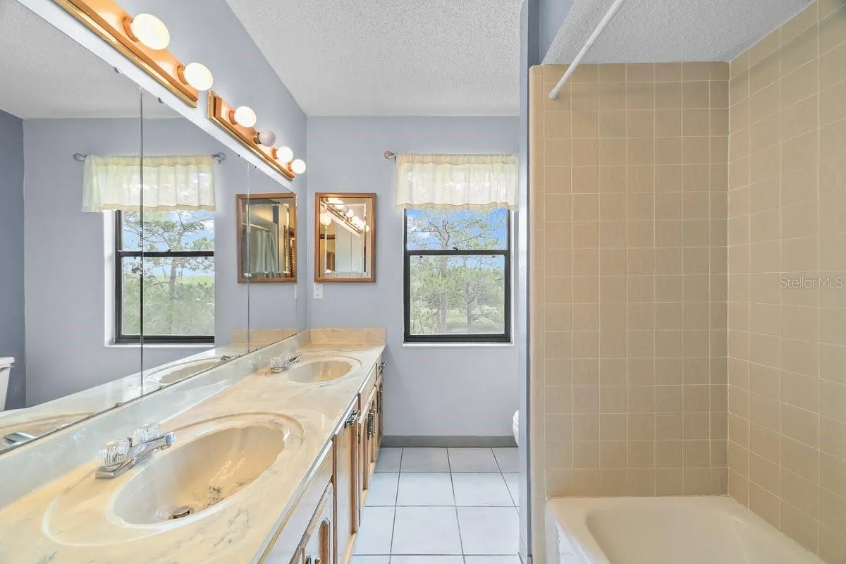 Hallway, bathroom double sink 2nd floor