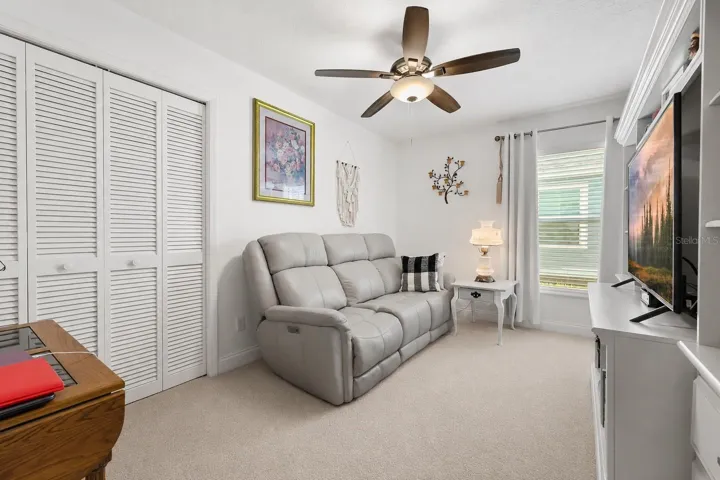 Bedroom two, services as office and den