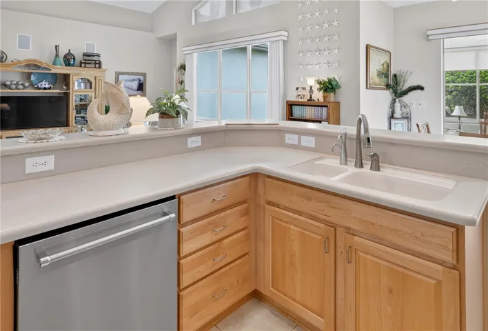 Corian Counters and Large Sink