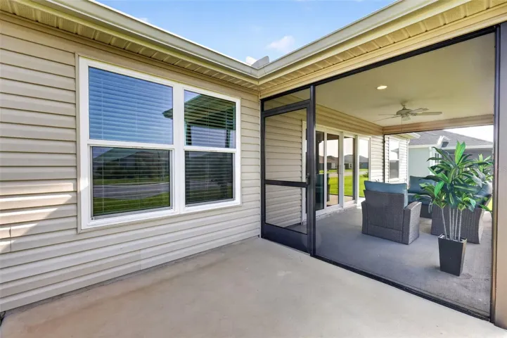 Lanai and Extended Rear Patio