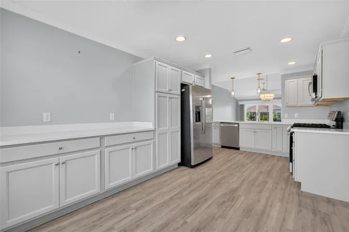 Kitchen and Dinette with Extended Cabinetry