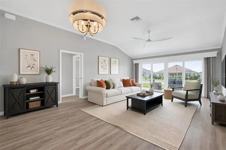 Living and Dining Rooms-Virtually Staged