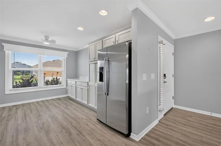 Kitchen and Dinette with Extended Cabinetry