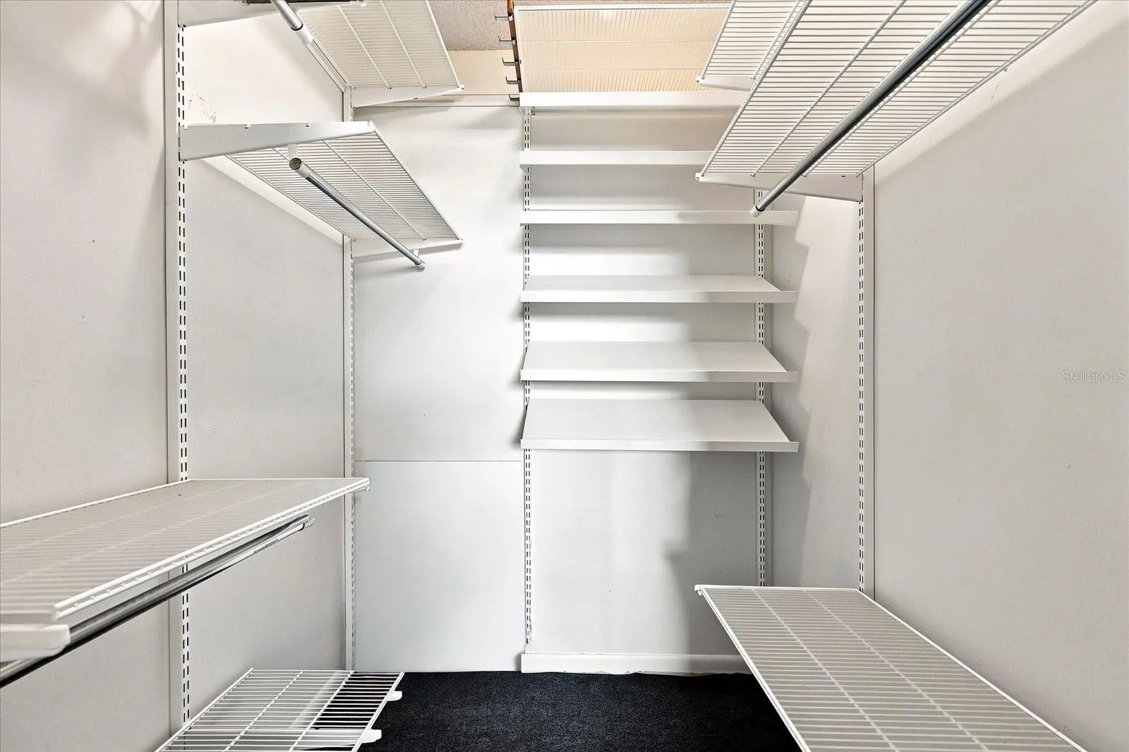 large walk in closets.