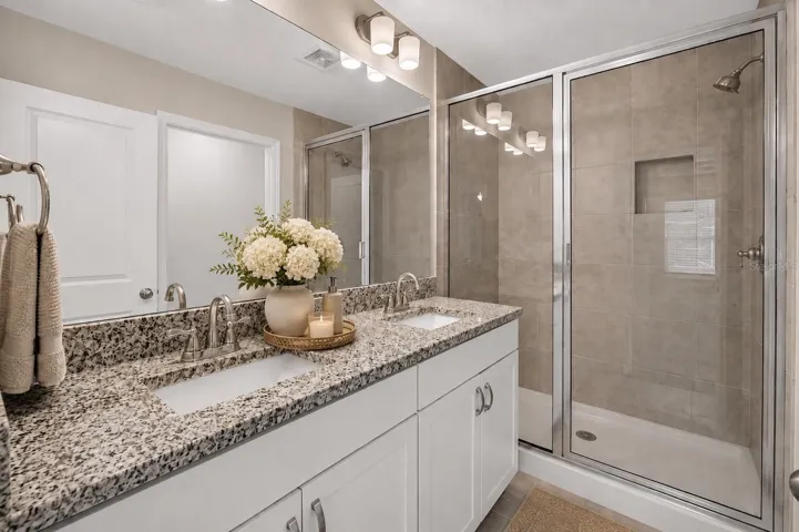 Primary Bathroom Staged
