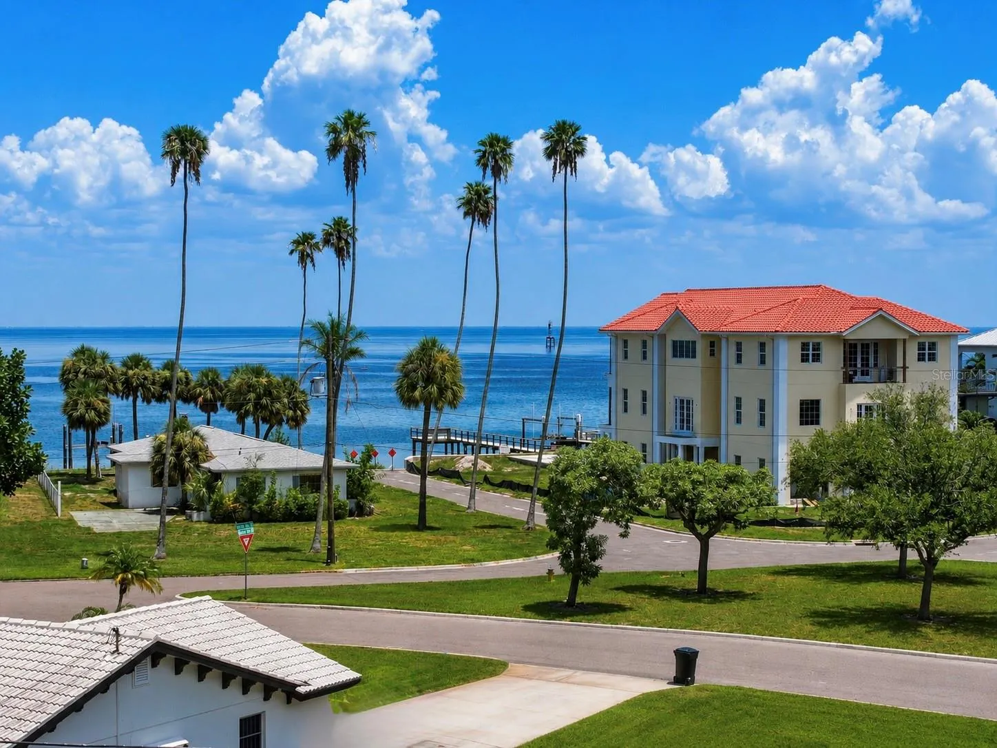 Tampa Bay water views from your primary suite balcony