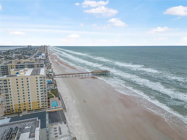 Aerial View of Nearby Atlantic Ocean
