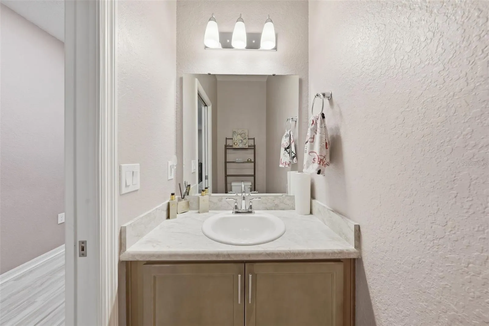 Guest Bathroom in the hallway