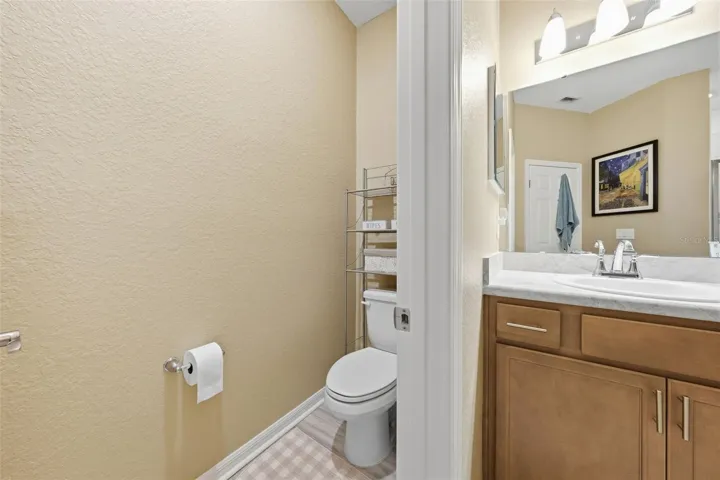 Separate Toilet in the Main Bathroom