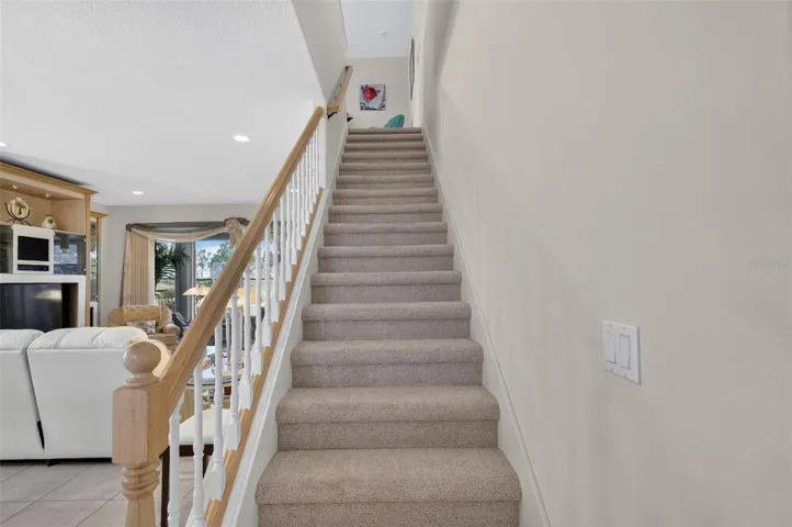 Stairs to second floor