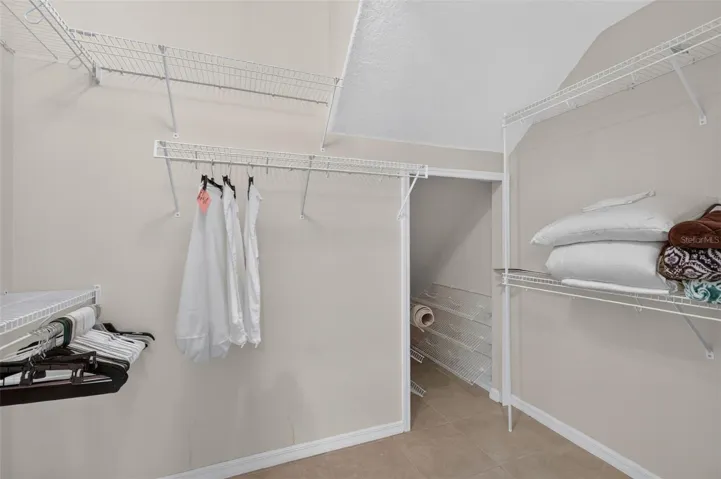 Primary walk in Closet