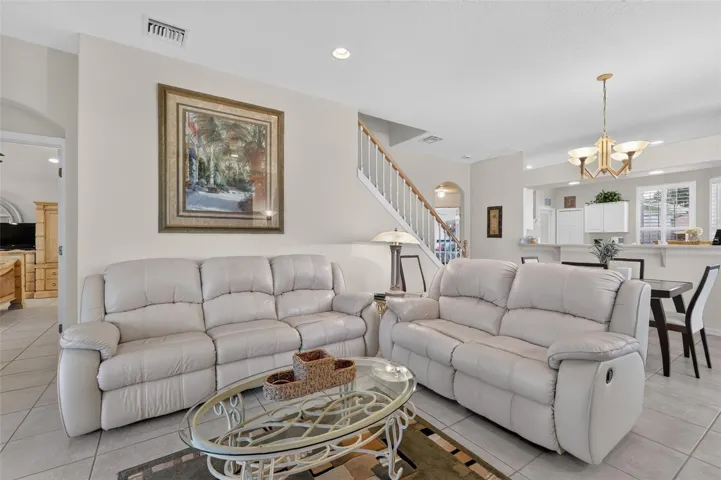 Great room/Breakfast bar/Stairs to 2nd floor