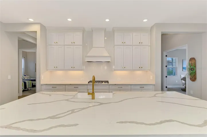 Island - Gas Cook Top - Hood
