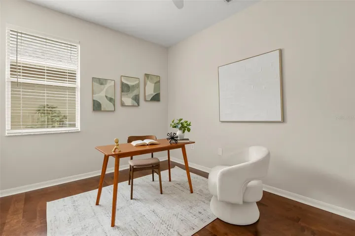 Bedroom 3 with laminate wood floors