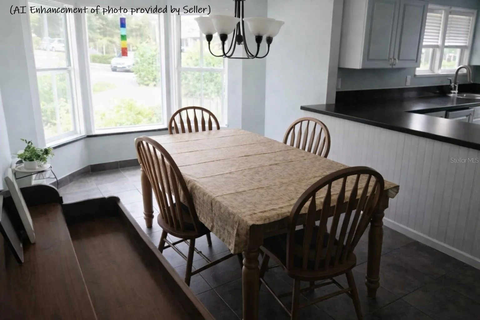 Dining Room (AI enhancement of photo provided by Seller)