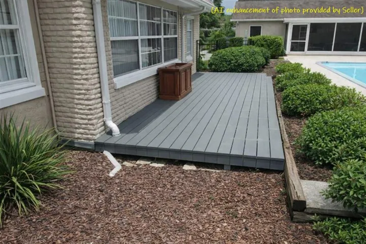 Back Patio (AI enhancement of photo provided by Seller)