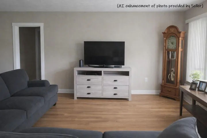 Family Room (AI enhancement of photo provided by Seller)